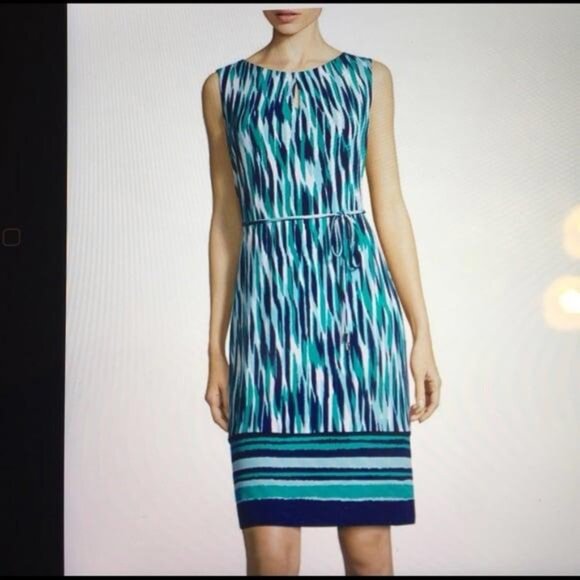 Liz Claiborne XL Belted Dress - Picture 1 of 9